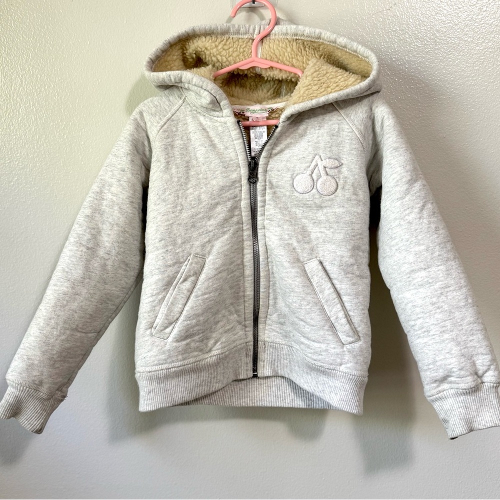 Bonpoint boa fur Sweatshirt Hoodie